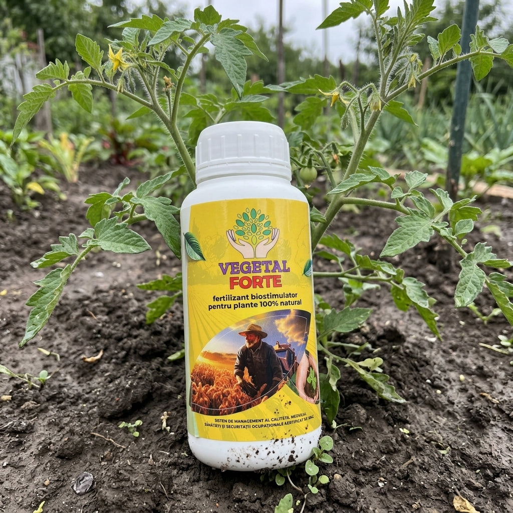 Fertilizant biostimulator pentru plante, 100% natural - VegetalForte 250ml