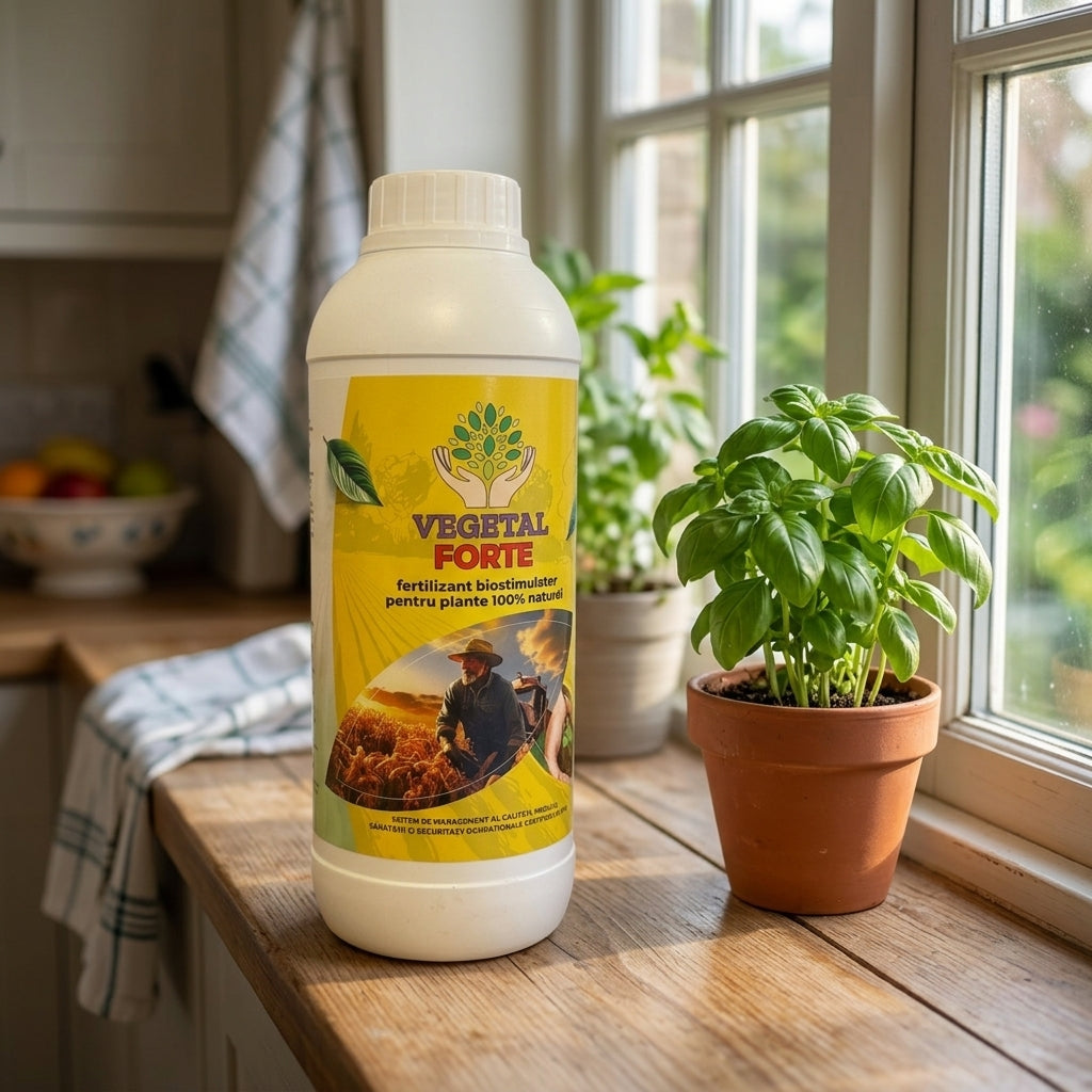 Fertilizant biostimulator pentru plante, 100% natural - VegetalForte 1L