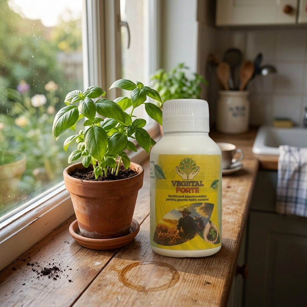 Fertilizant biostimulator pentru plante, 100% natural - VegetalForte 100ml