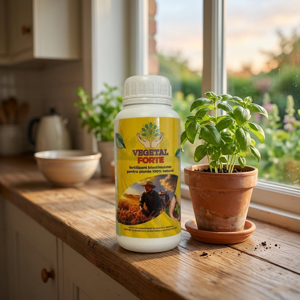 Fertilizant biostimulator pentru plante, 100% natural - VegetalForte 250ml