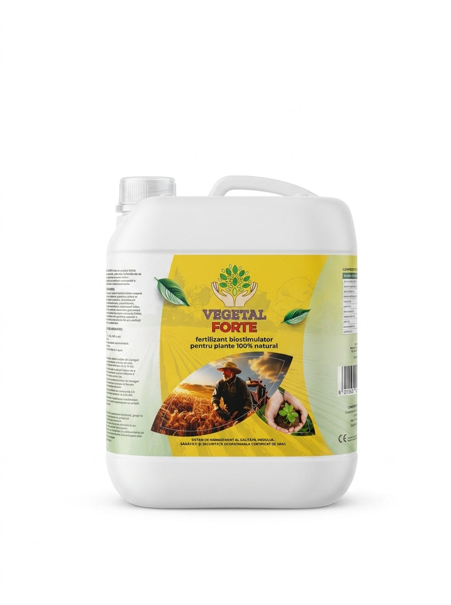 Fertilizant biostimulator pentru plante, 100% natural - VegetalForte 5L