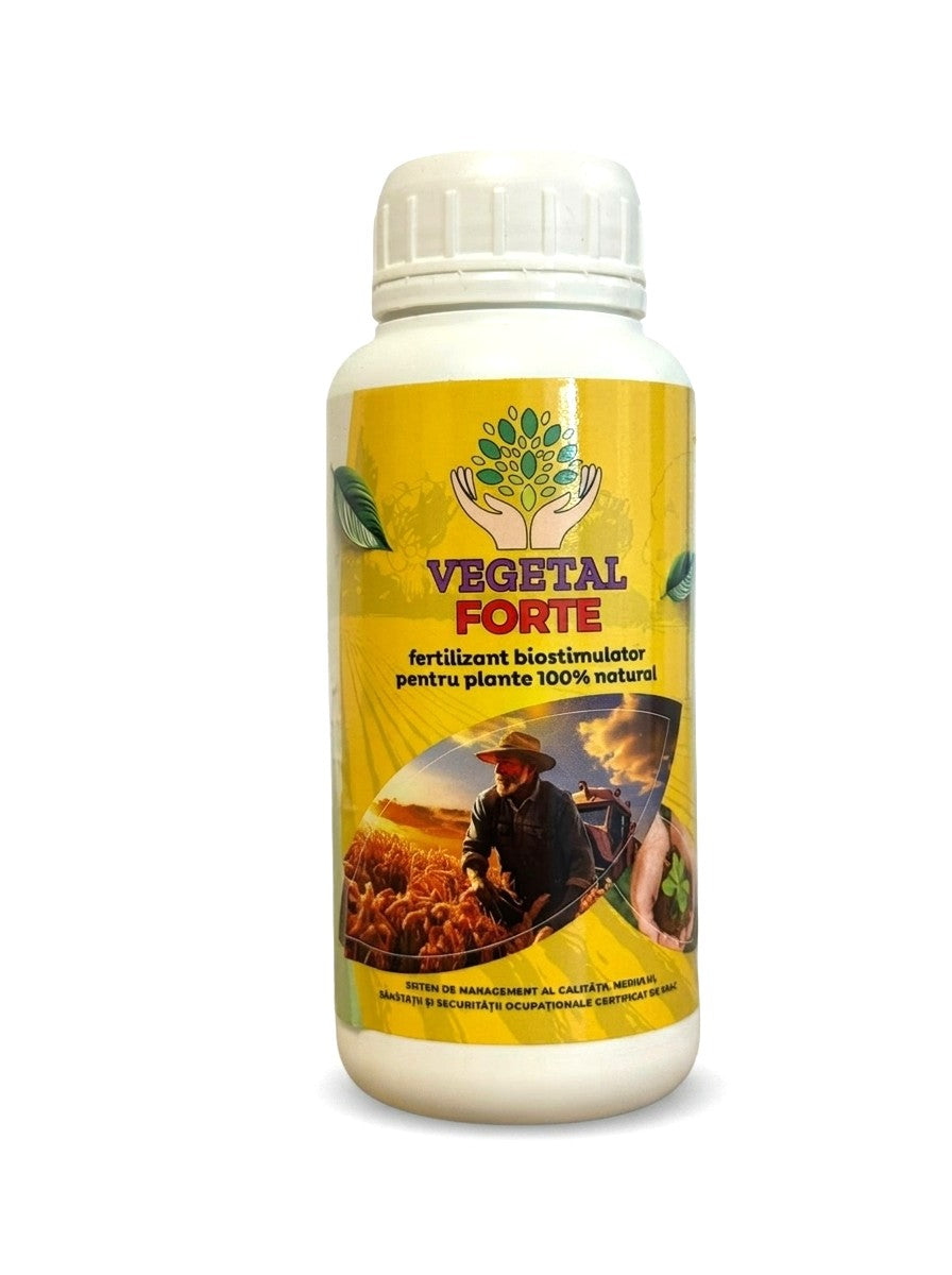 Fertilizant biostimulator pentru plante, 100% natural - VegetalForte 250ml