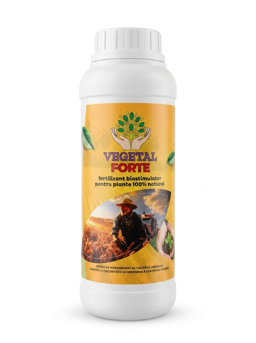 Fertilizant biostimulator pentru plante, 100% natural - VegetalForte 500ml